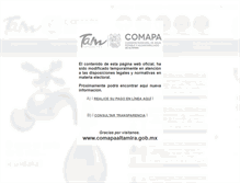Tablet Screenshot of comapaaltamira.gob.mx